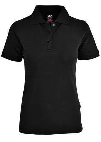 Aussie Pacific Ladies' Claremont Polo Shirt 2315 Casual Wear Aussie Pacific Black 6
